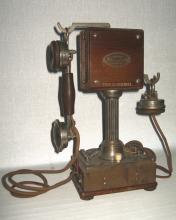 Téléphone ancien - Grammont mobile - Modèle colonne métallique
