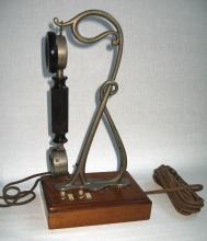 Téléphone ancien - Charron-Bellanger - Modèle dit "Clef de sol"