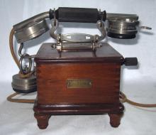 Téléphone ancien - Société Industrielle des téléphones - Modèle type Marty 1910